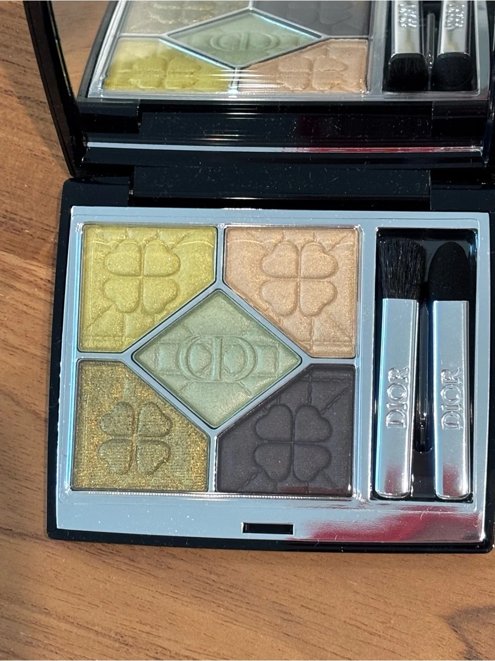 Dior 5-Color 365 Charmed Eyeshadow Palette with clover case